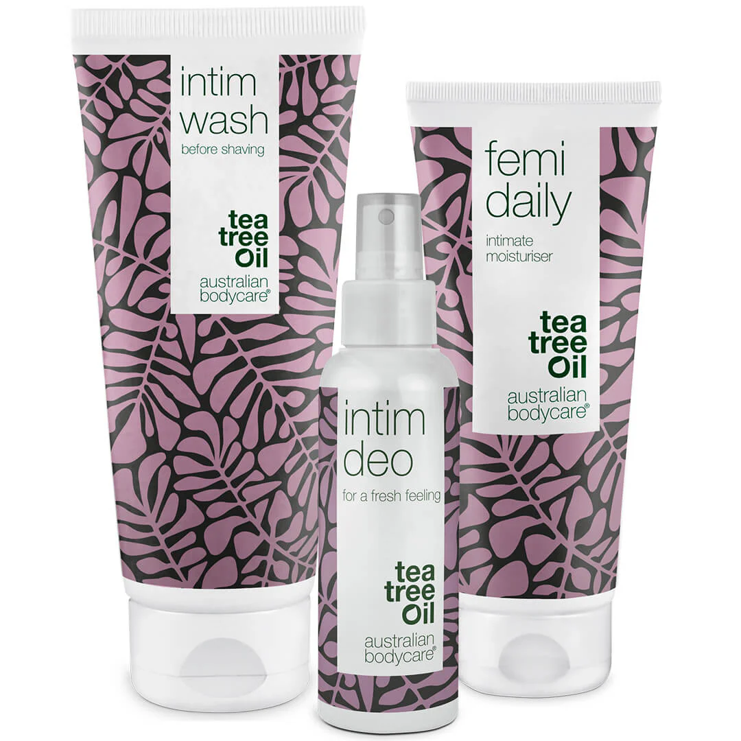 3 produkter mod uønsket lugt fra underliv  3 intimprodukter mod lugt, kløe og svie i intimområdet