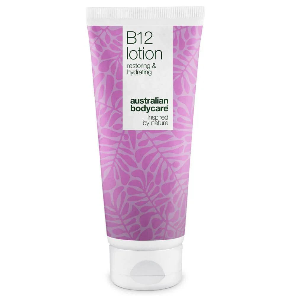 B12 Body Lotion  -  Naturligt inspireret fugt til alle hudtyper  B12 Body Lotion giver intens fugt og øger hudens elasticitet. Perfekt til daglig pleje og efterlader huden blød og strålende. - 1 stk.