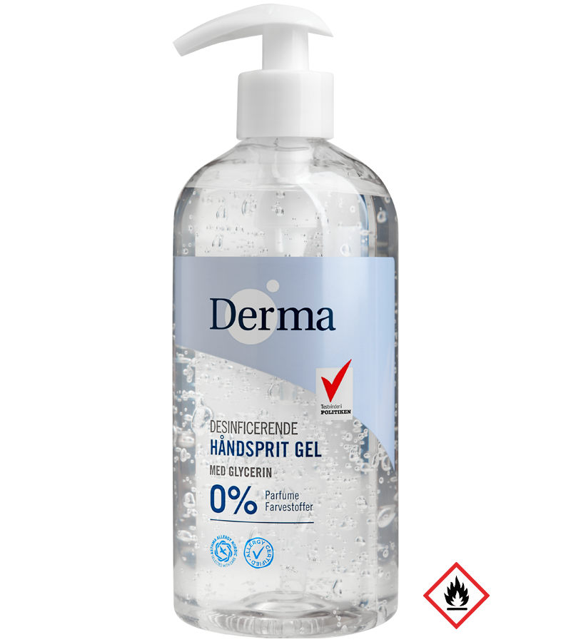 Derma Hand Håndsprit Gel (500 ml)