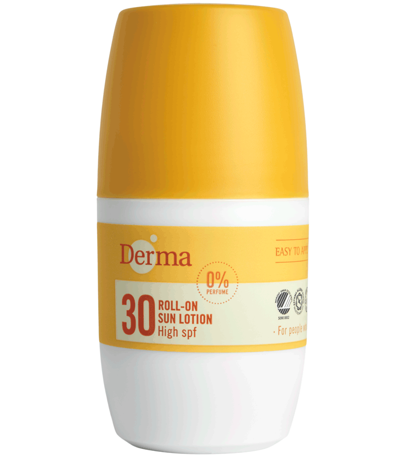 Derma Sollotion Roll-on SPF30 (50 ml) - Vandfast solcreme