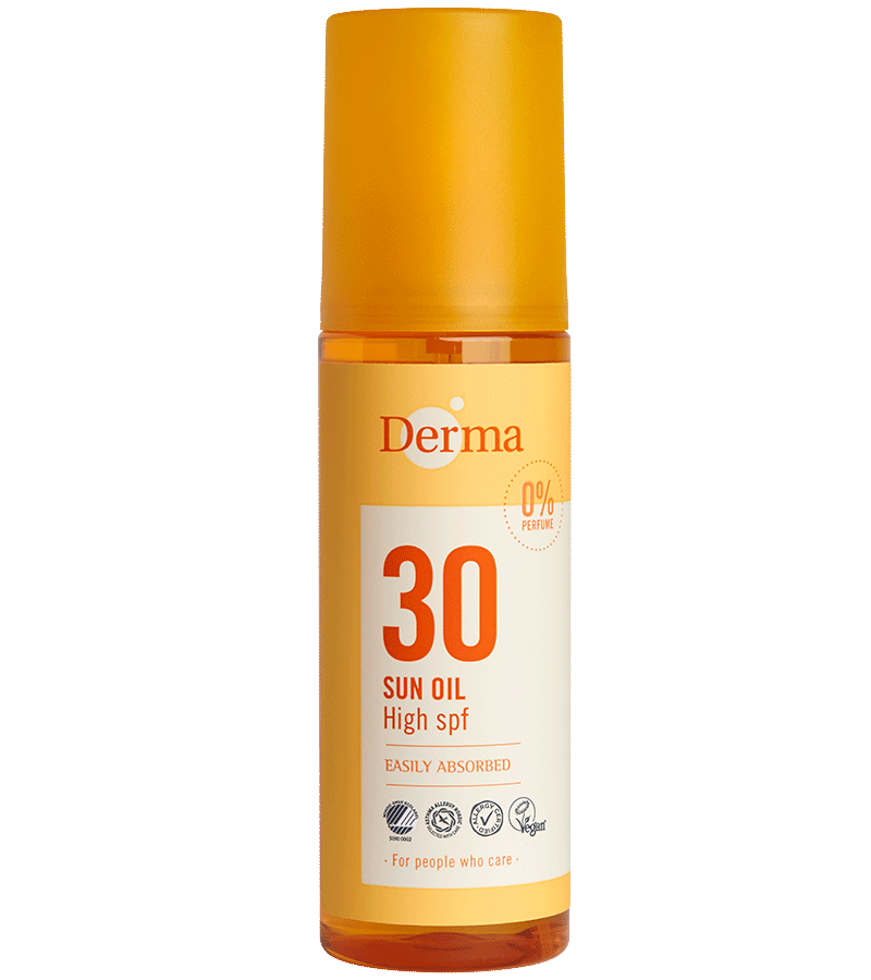 Derma Sololie SPF30 (150 ml) - Vandfast solcreme