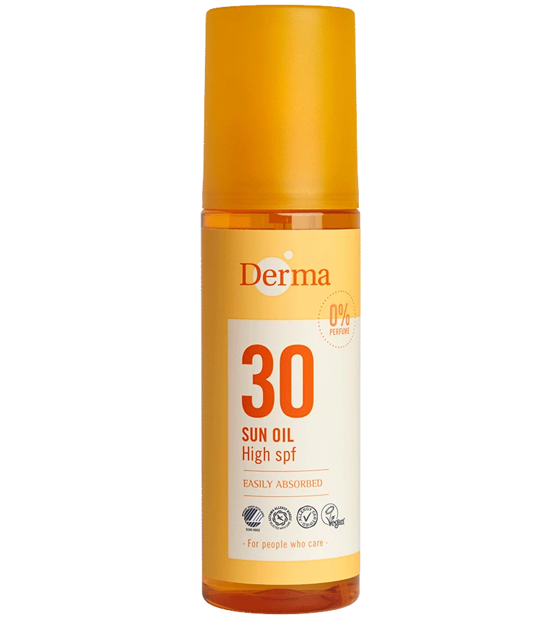 Derma Sololie SPF30 (150 ml) - Vandfast solcreme