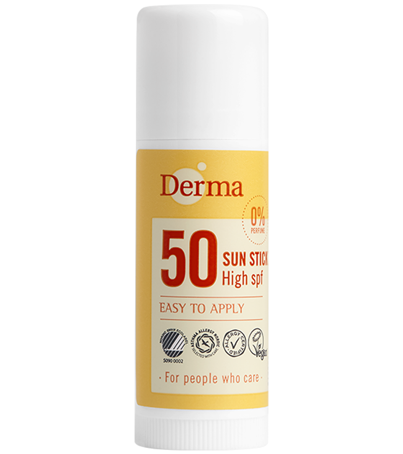 Derma Solstift SPF50 (18 ml) - Vandfast solcreme