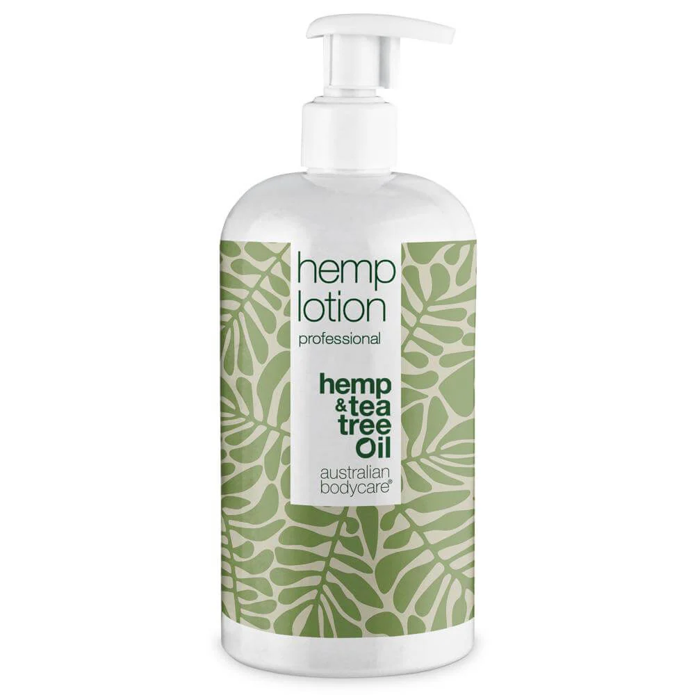 Hamp Body lotion  Fugtpleje med Hamp Olie til tør hud og mod bumser på kroppen